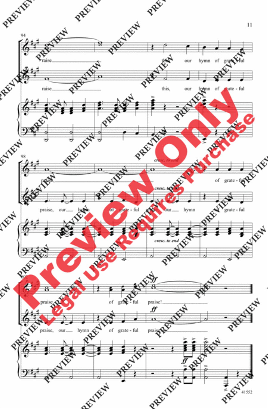 Of Grateful Praise Of Grateful Praise 2-Part scores gallery preview page 10