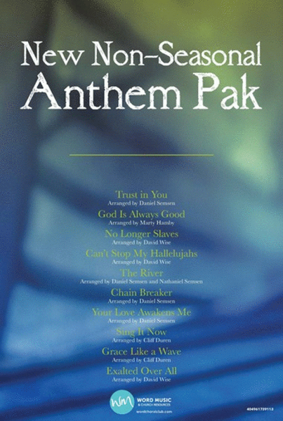 New Non-Seasonal Anthem Pak Vol 1 - Anthem Preview Pak