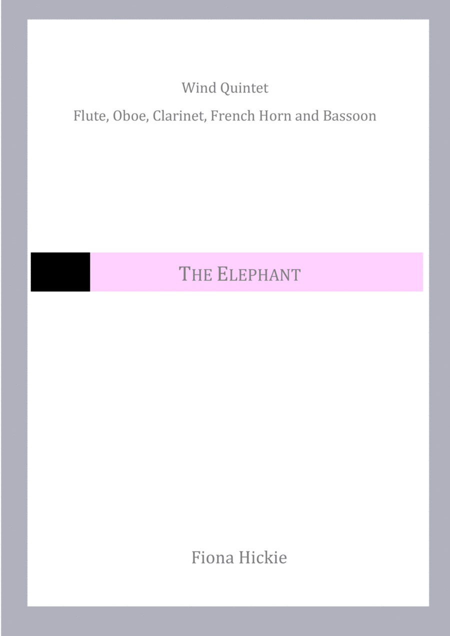 The Elephant Woodwind Quintet scores gallery preview page 1