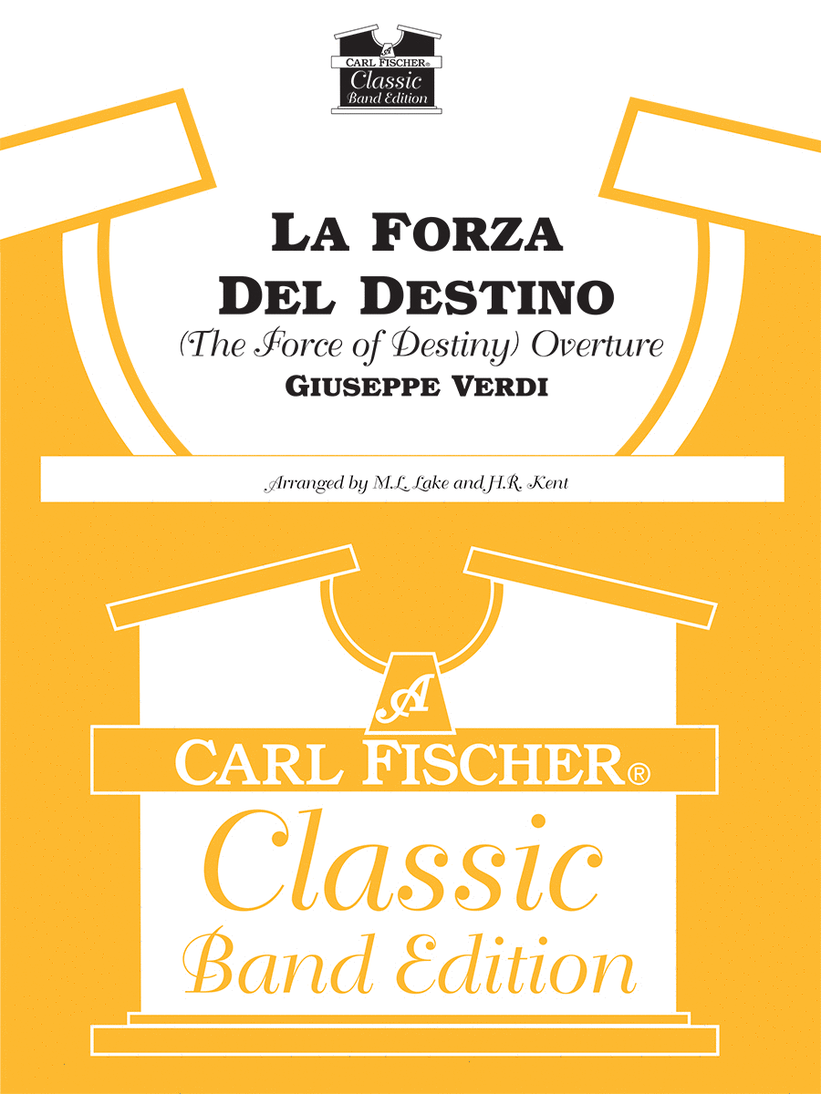 La Forza del Destino Overture Concert Band scores gallery preview page 1