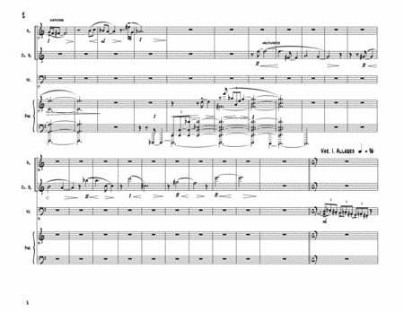 "Nocturne" for flute, clarinet, cello and piano image number null