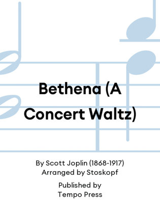 Book cover for Bethena (A Concert Waltz)