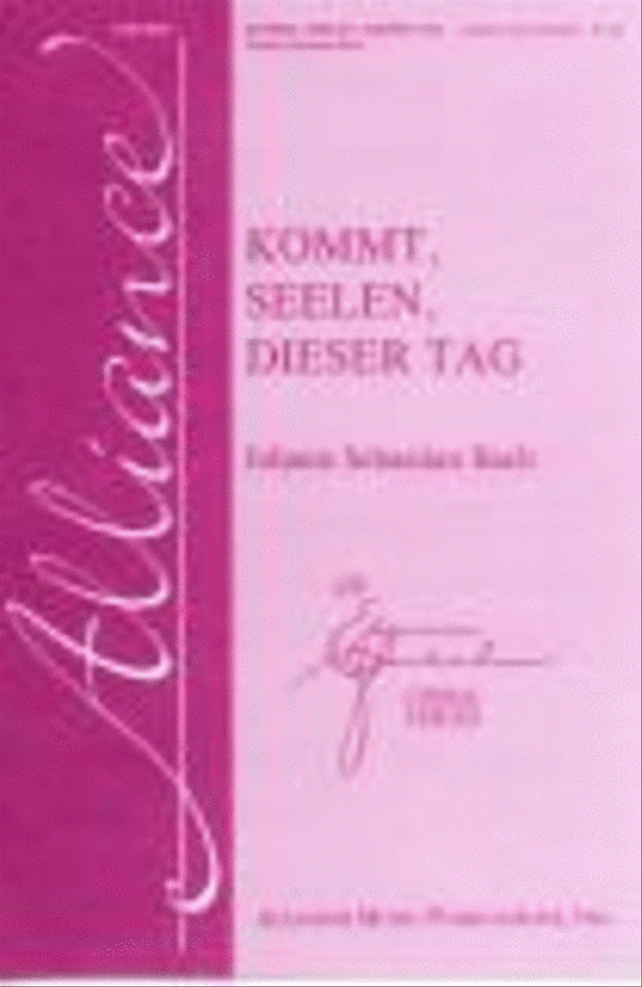 Kommt, Seelen, dieser Tag Unison Choir scores gallery preview page 1