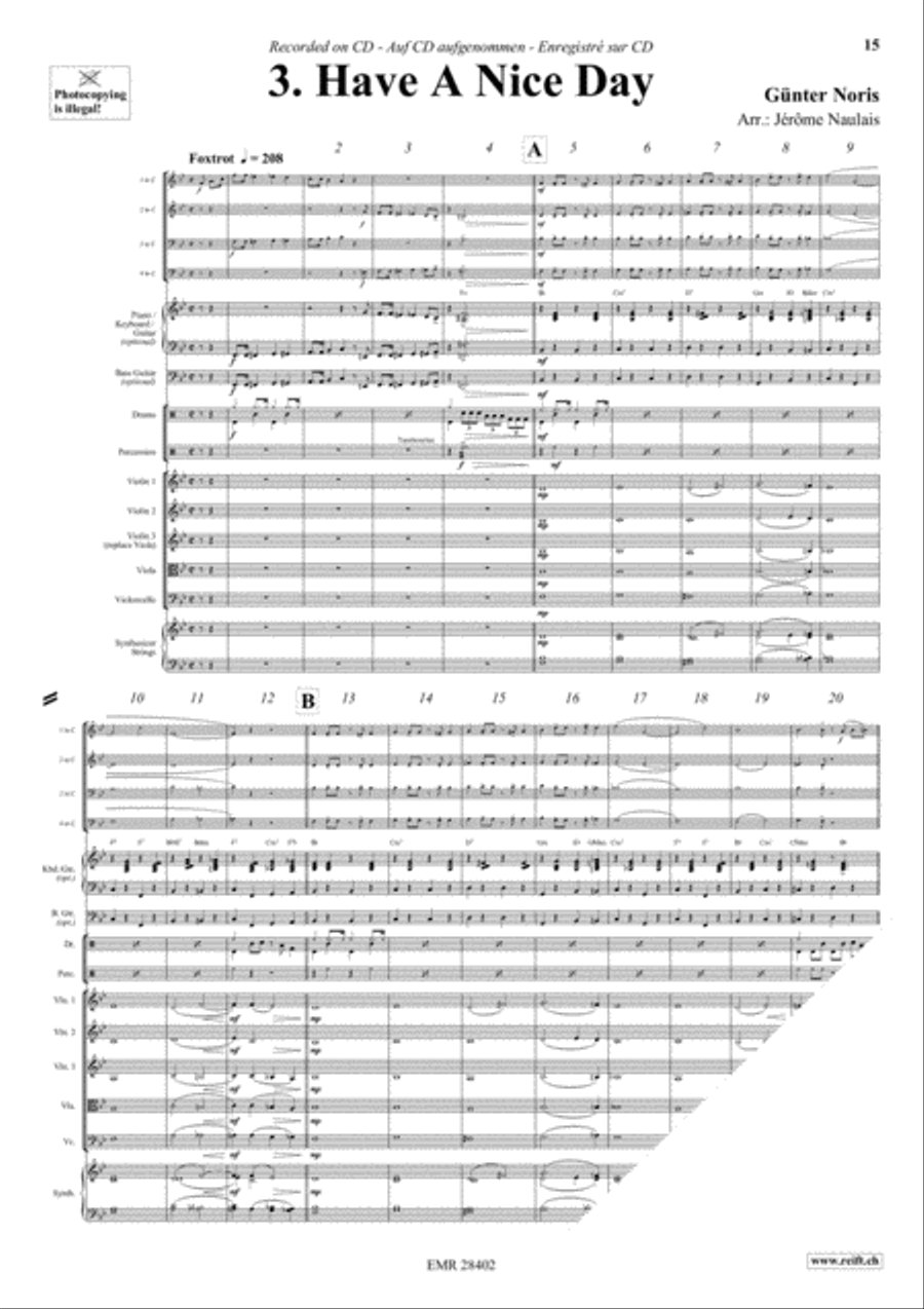 Let's Dance Volume 3 Brass Ensemble scores gallery preview page 5