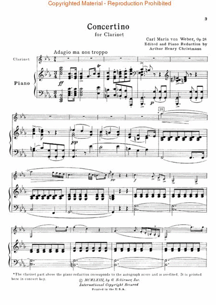 Concertino, Op. 26