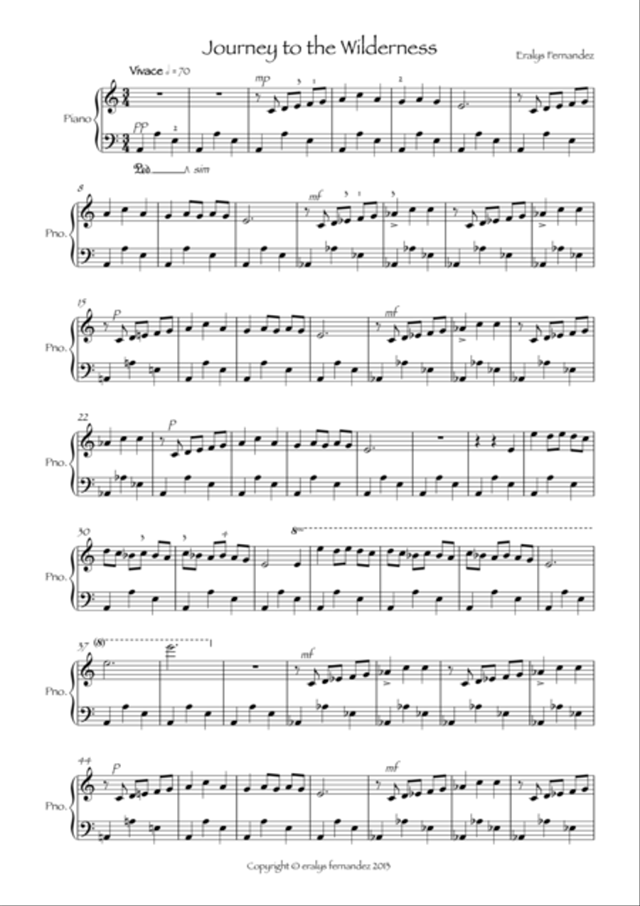 Journey to the Wilderness Piano Method scores gallery preview page 1