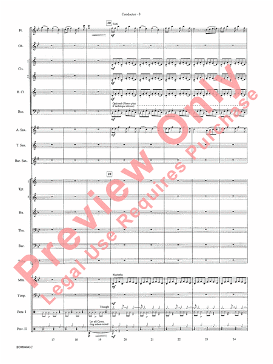 Kronos Kronos Concert Band scores gallery preview page 6