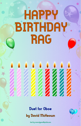 Happy Birthday Rag, for Oboe Duet