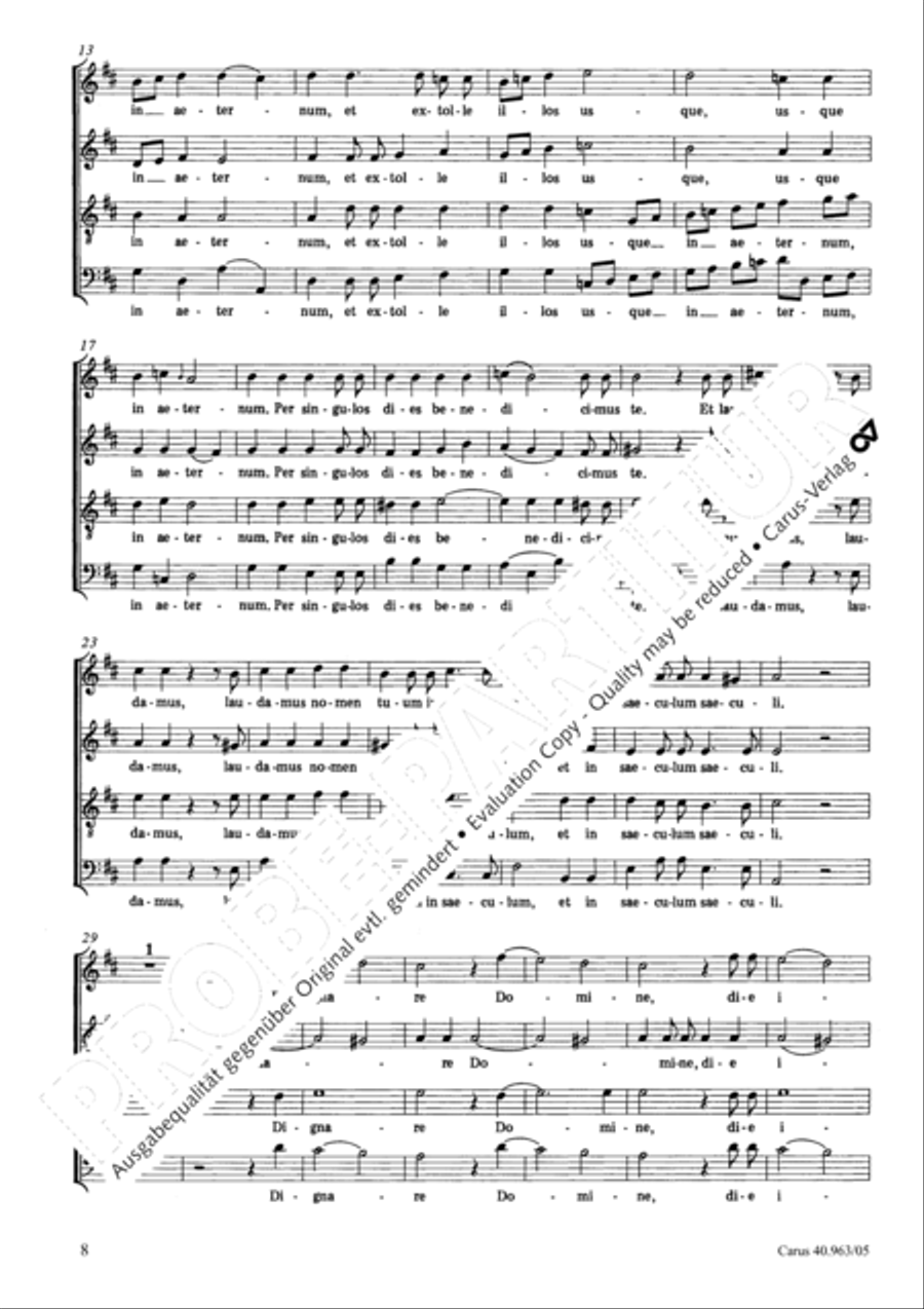 Te Deum SSAATB scores gallery preview page 9