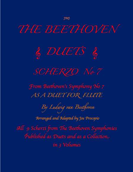 The Beethoven Duets For Flute Scherzo No. 7 image number null