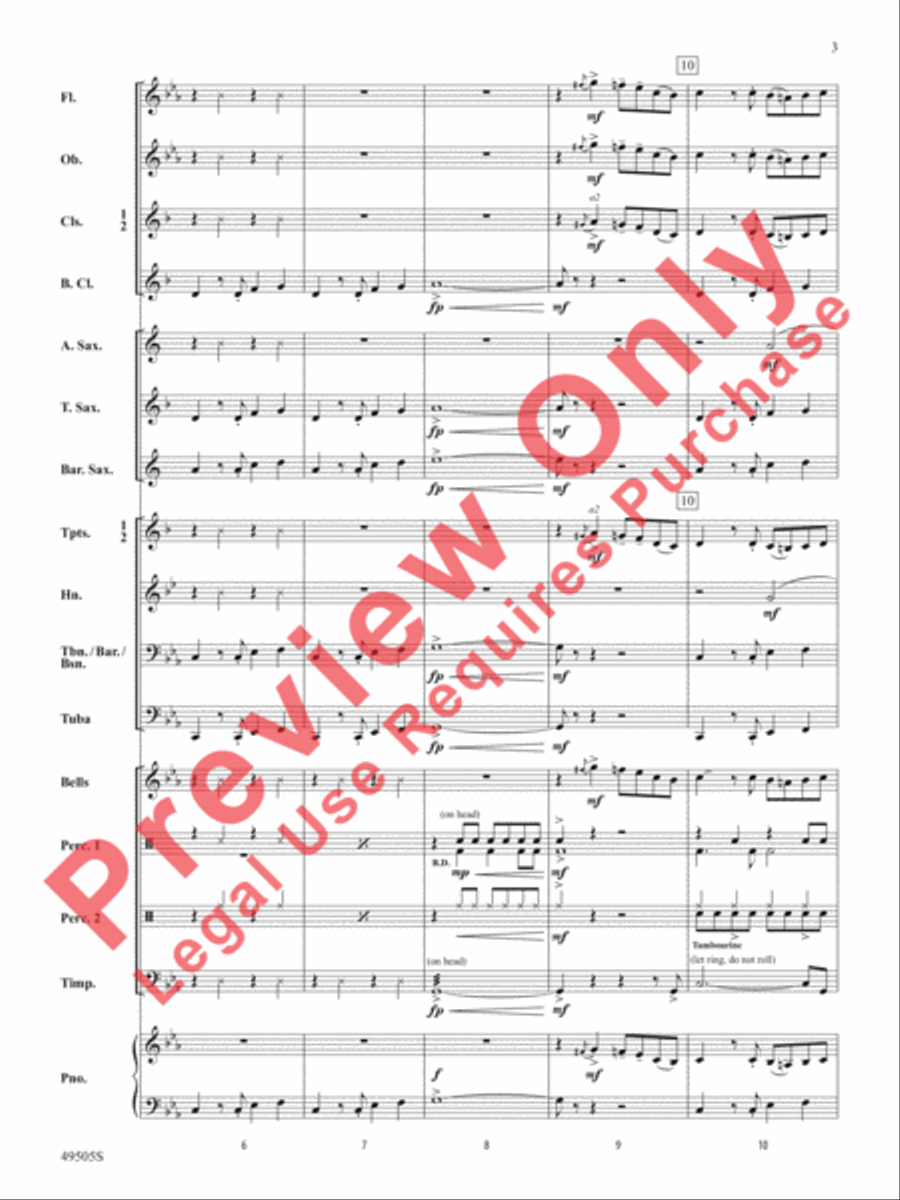 Awesome Sauce Concert Band scores gallery preview page 4