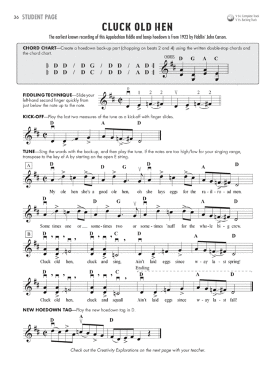 Fiddle & Song, Book 1 Chamber Orchestra scores gallery preview page 6