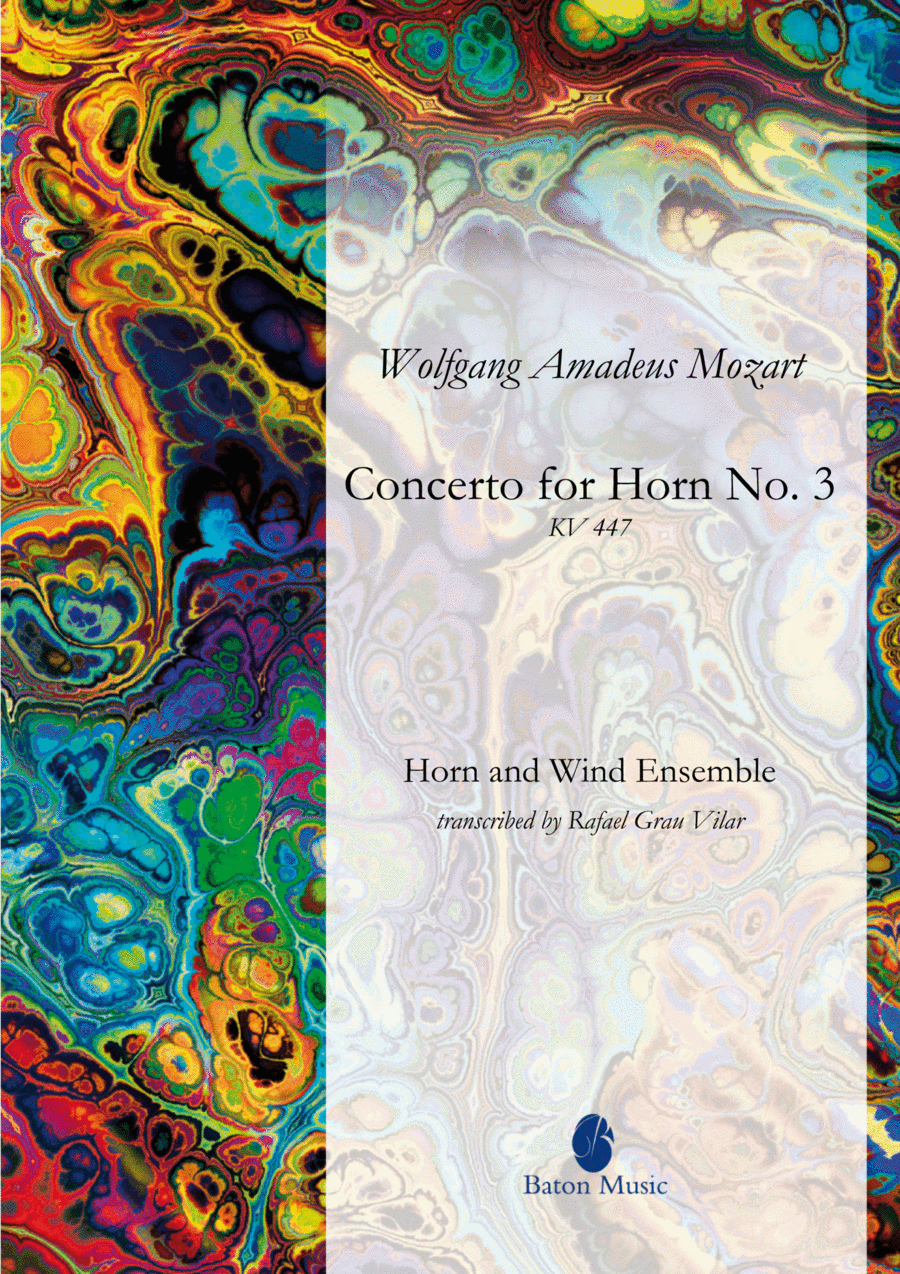 Horn Concerto No. 3 Concert Band scores gallery preview page 1