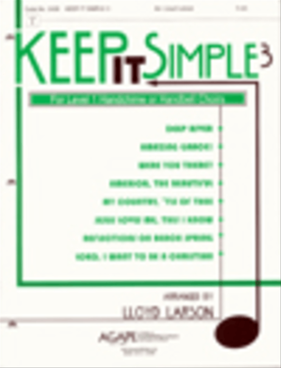 Keep It Simple 3 3-Octaves scores gallery preview page 1