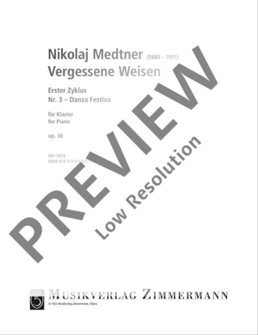 Vergessene Weisen (Forgotten Melodies) Piano Solo scores gallery preview page 2