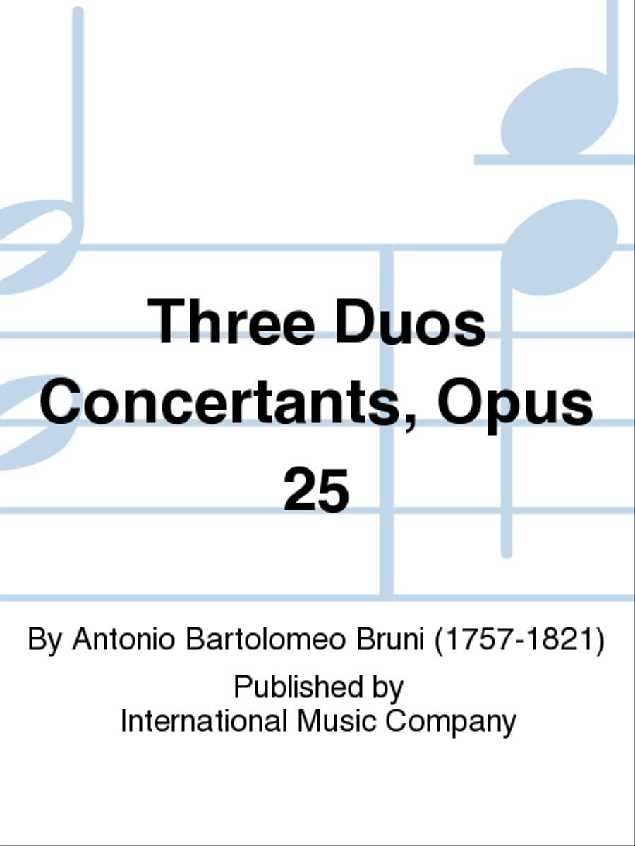 Three Duos Concertants, Opus 25 Viola scores gallery preview page 1