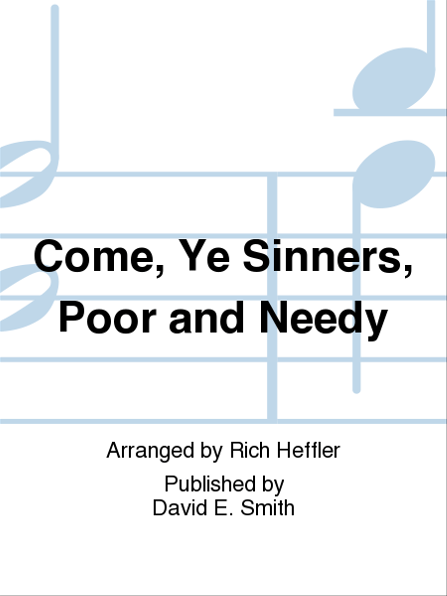 Come, Ye Sinners, Poor and Needy Piano Accompaniment scores gallery preview page 1