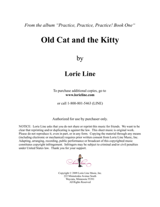Book cover for Old Cat And The Kitty - EASY!