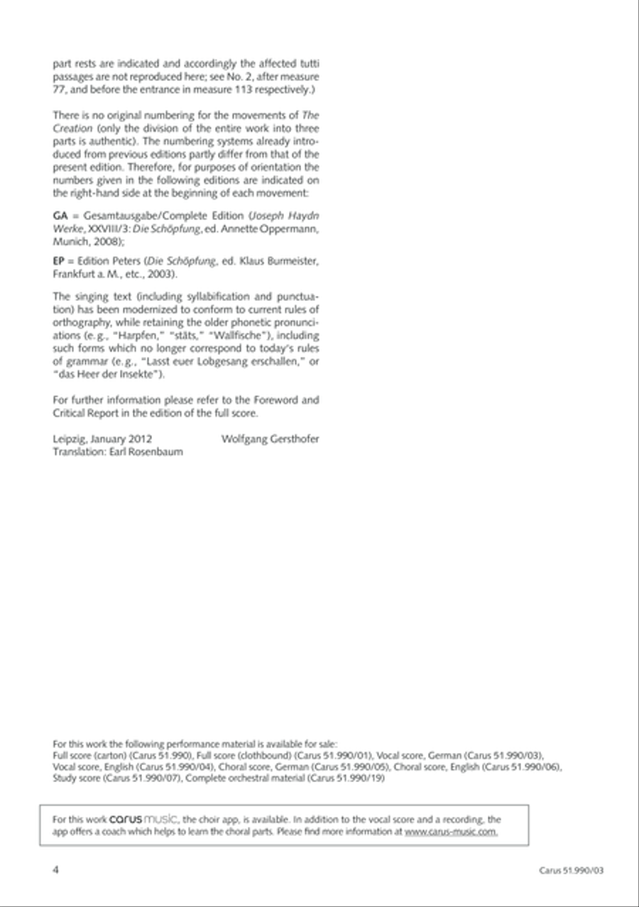 The Creation (Die Schopfung) The Creation (Die Schopfung) 4-Part scores gallery preview page 7