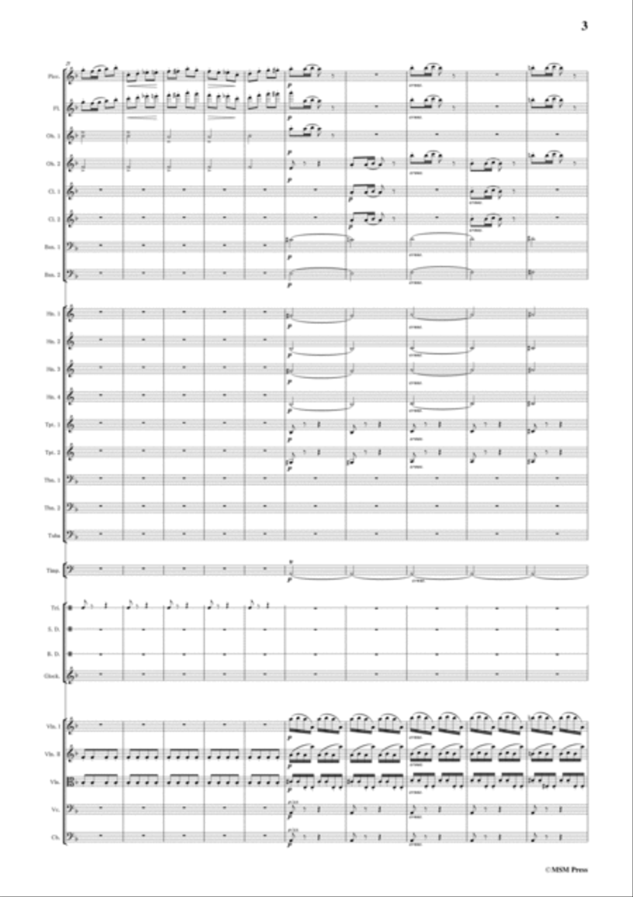 Hellmesberger Jr-Danse diabolique,for orchestra band Clarinet scores gallery preview page 5