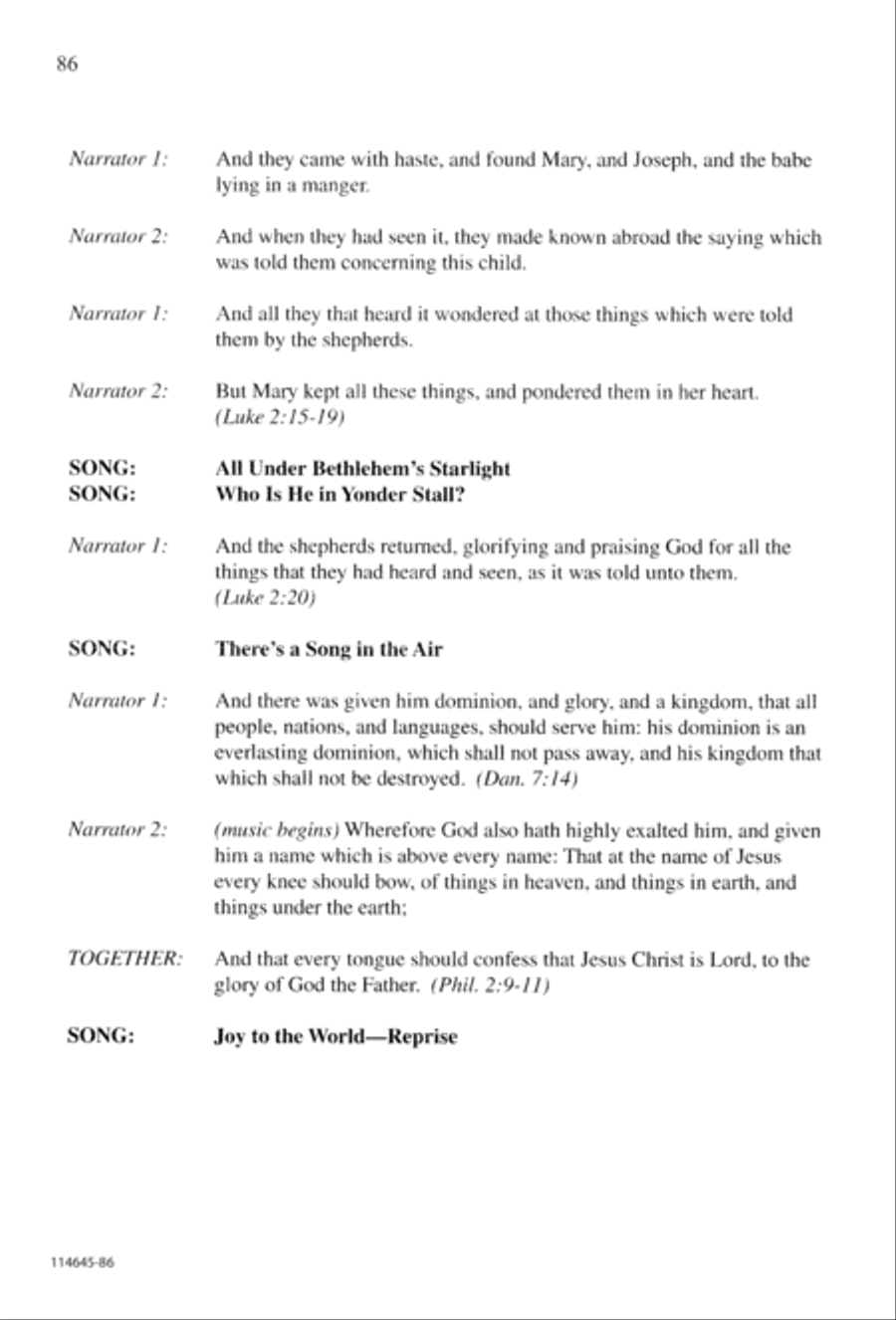 The Newborn King The Newborn King 4-Part scores gallery preview page 94