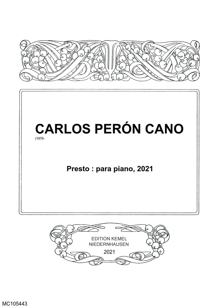 Presto Piano scores gallery preview page 1