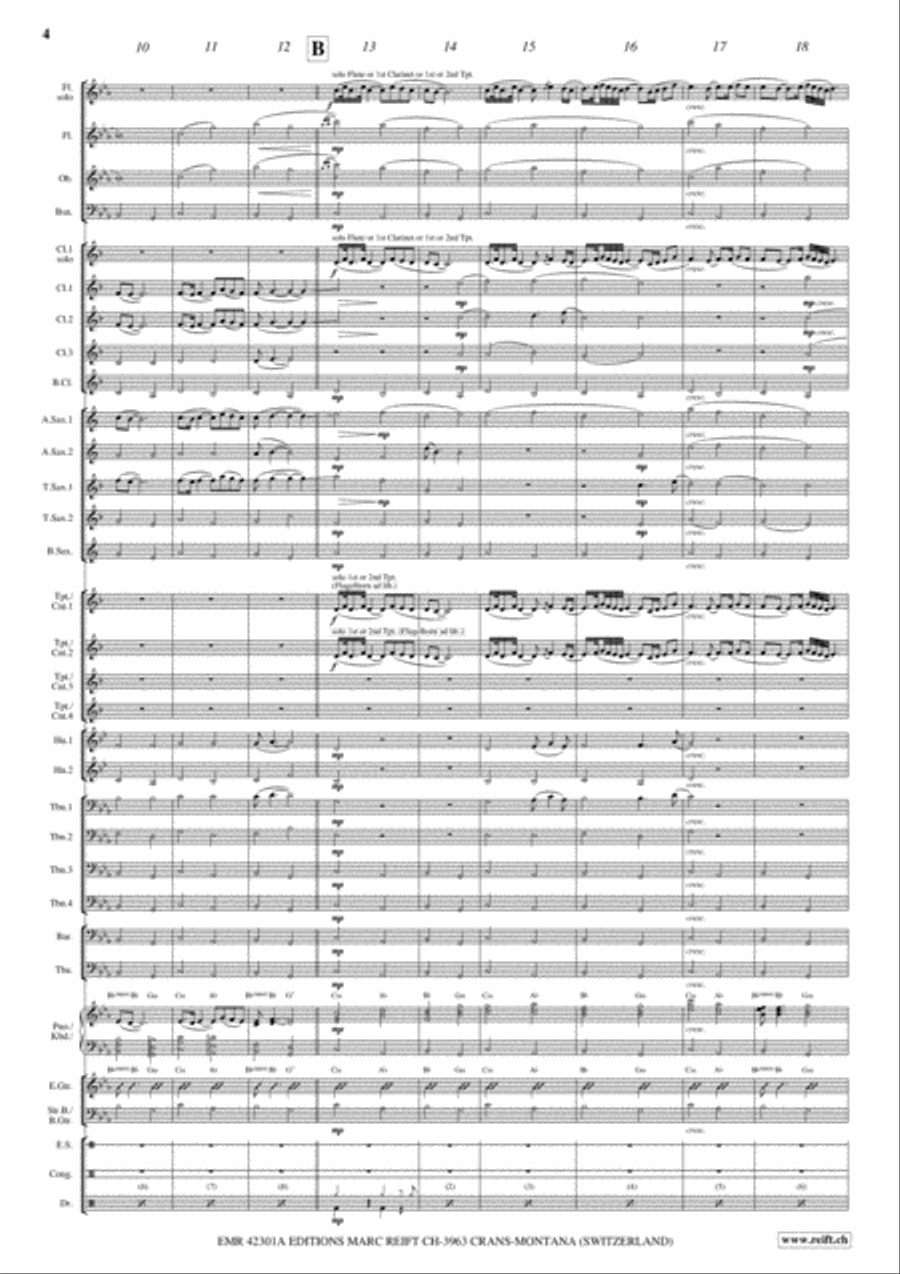 Love Is All Love Is All Concert Band scores gallery preview page 4