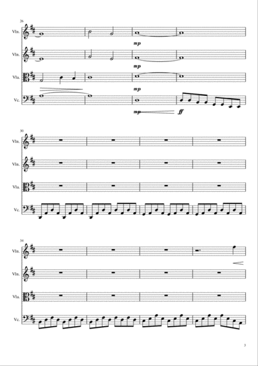 From Flutter to Flight String Quartet scores gallery preview page 3