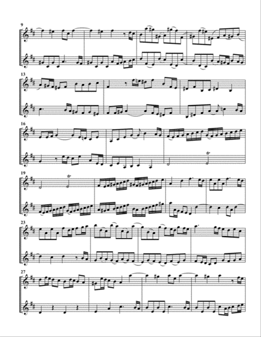 Sonata Trumpet Duet scores gallery preview page 5