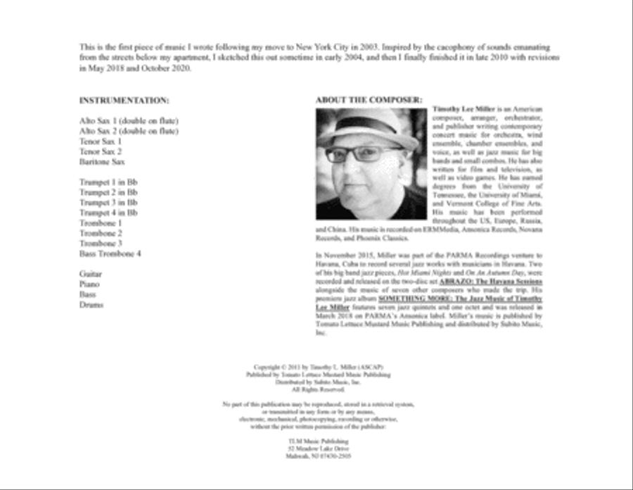 City Streets Jazz Ensemble scores gallery preview page 2