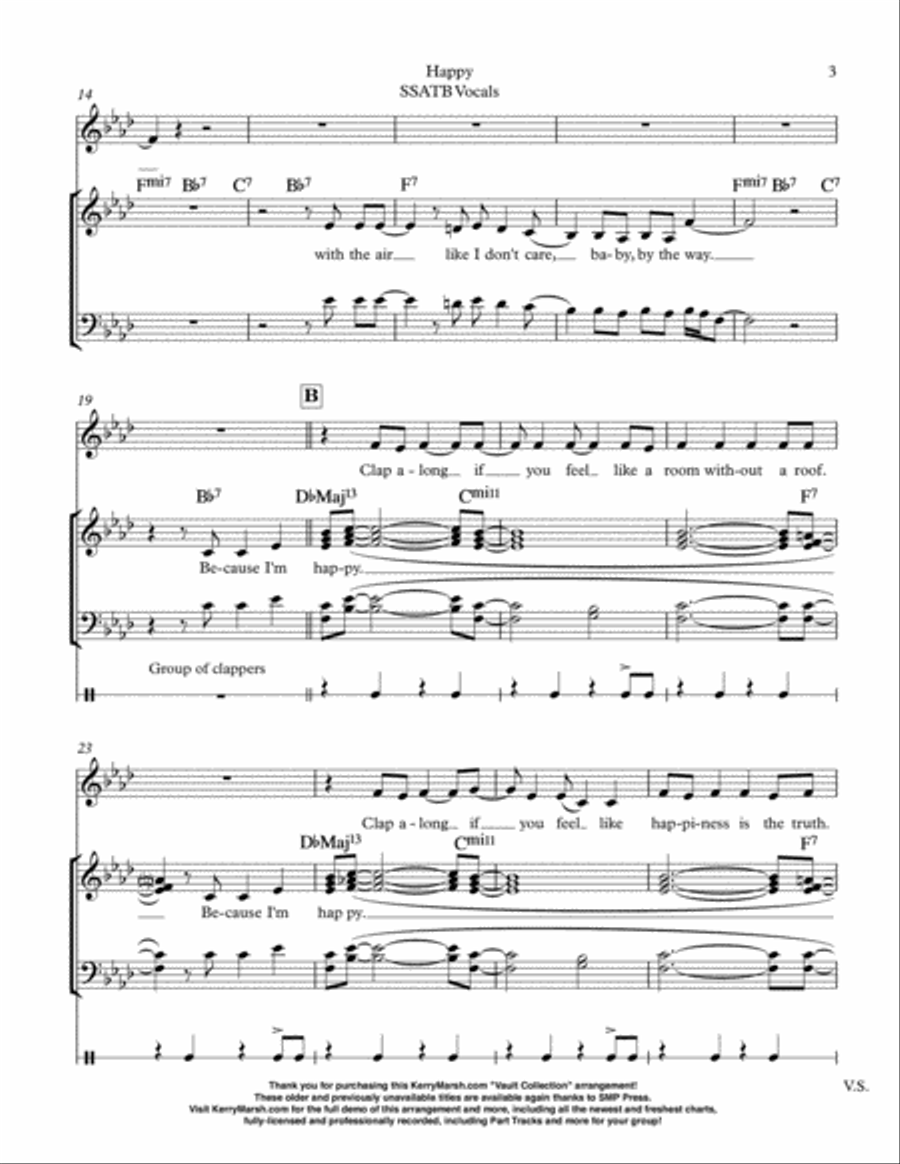 Happy Divisi scores gallery preview page 2