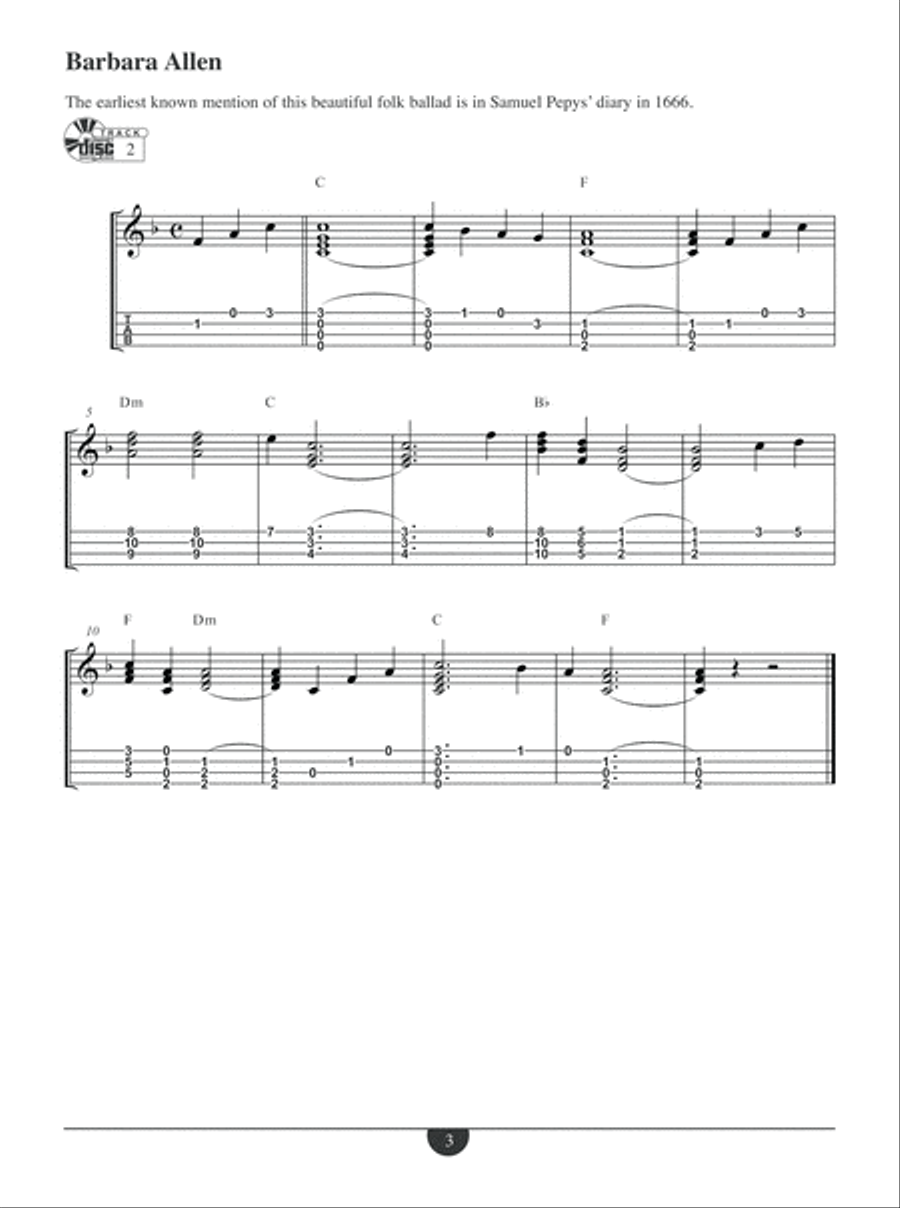 Folk Songs For Solo Ukulele Ukulele scores gallery preview page 4