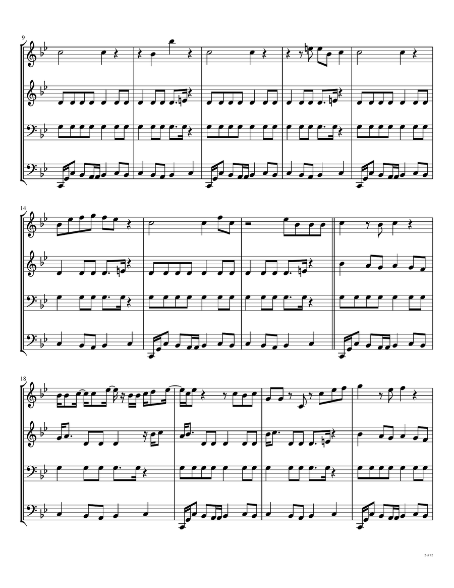 Fire Brass Ensemble scores gallery preview page 3