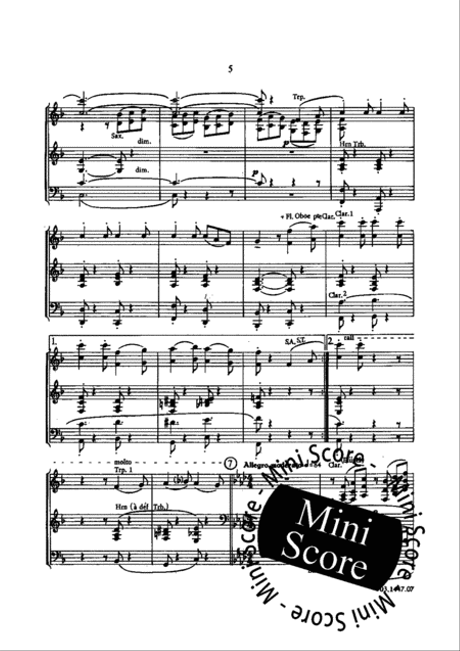 Rapsodie Themes Normands Fanfare Band scores gallery preview page 9