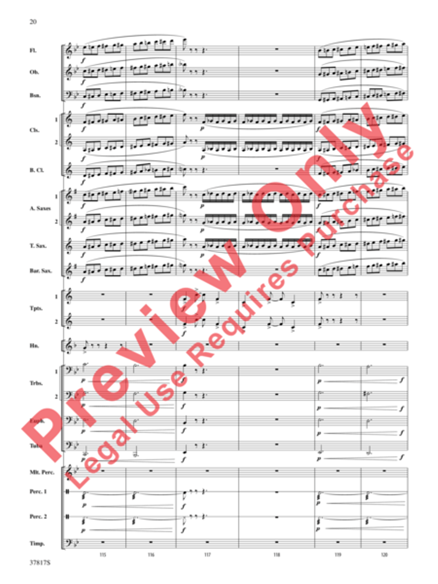 La Tregenda La Tregenda Concert Band scores gallery preview page 13