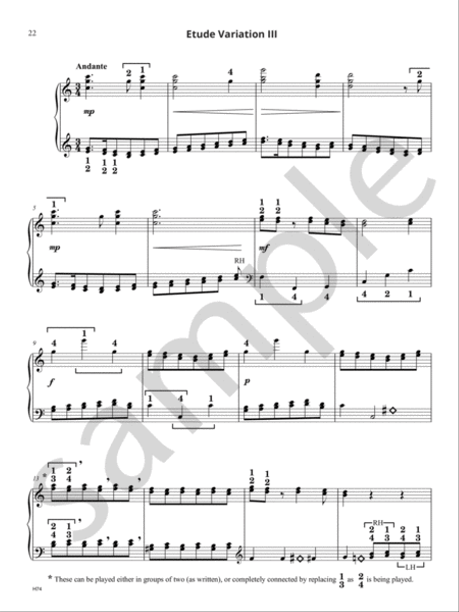 Bochsa Revisited - 40 Easy Etudes, Op. 318 - Vol I Harp scores gallery preview page 9