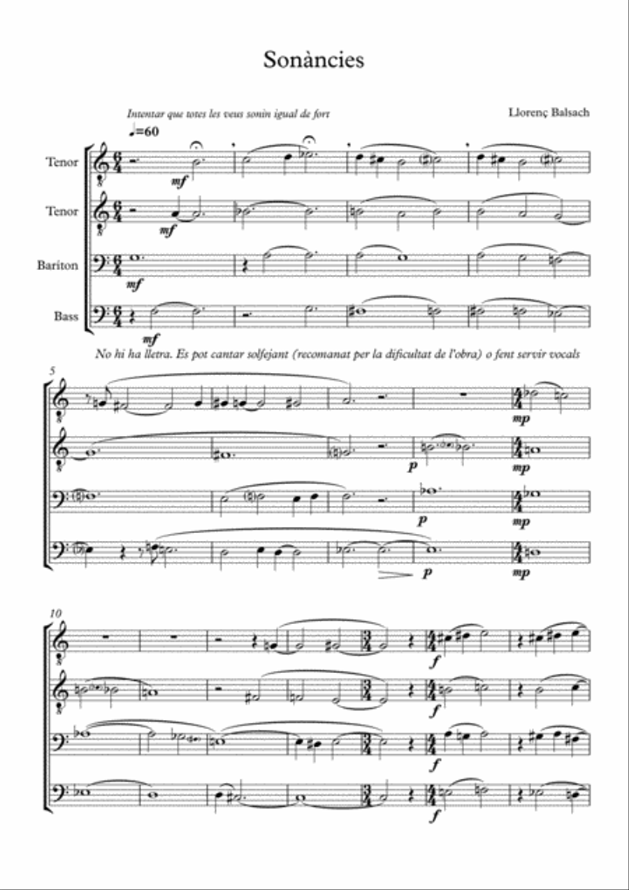 Sonàncies TTBB scores gallery preview page 2