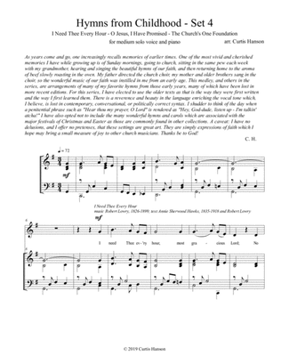 Hymns from Childhood - Set 4 (solo)