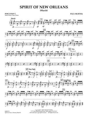 Spirit Of New Orleans (March) - Percussion 1