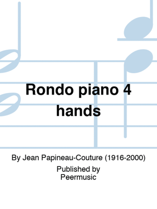 Rondo piano 4 hands