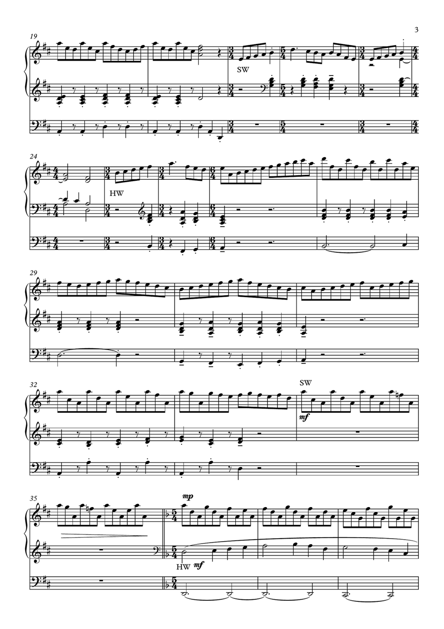 Saint Peter's Postlude for organ Organ Solo scores gallery preview page 3