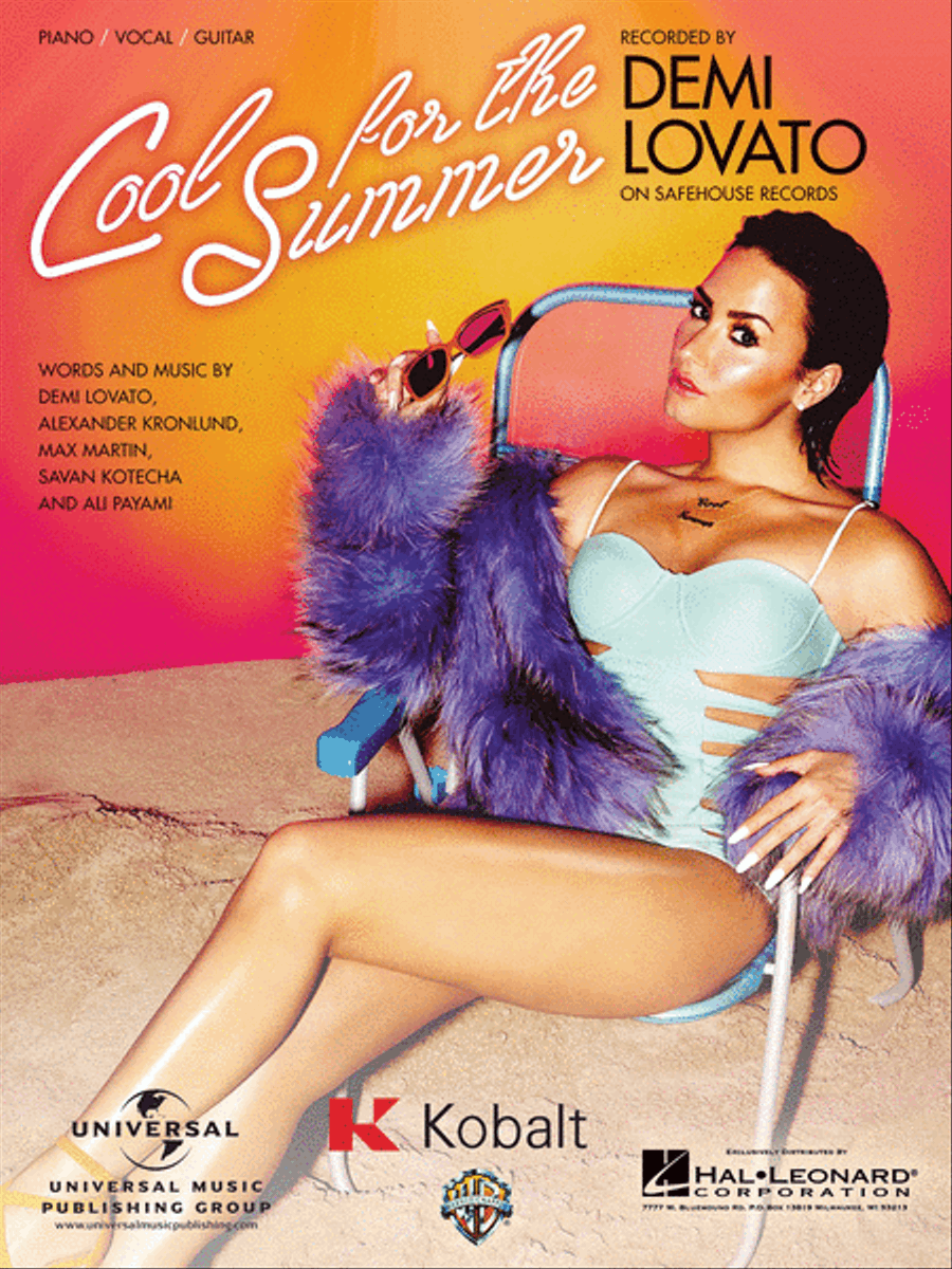 Cool for the Summer Piano, Vocal, Guitar scores gallery preview page 1