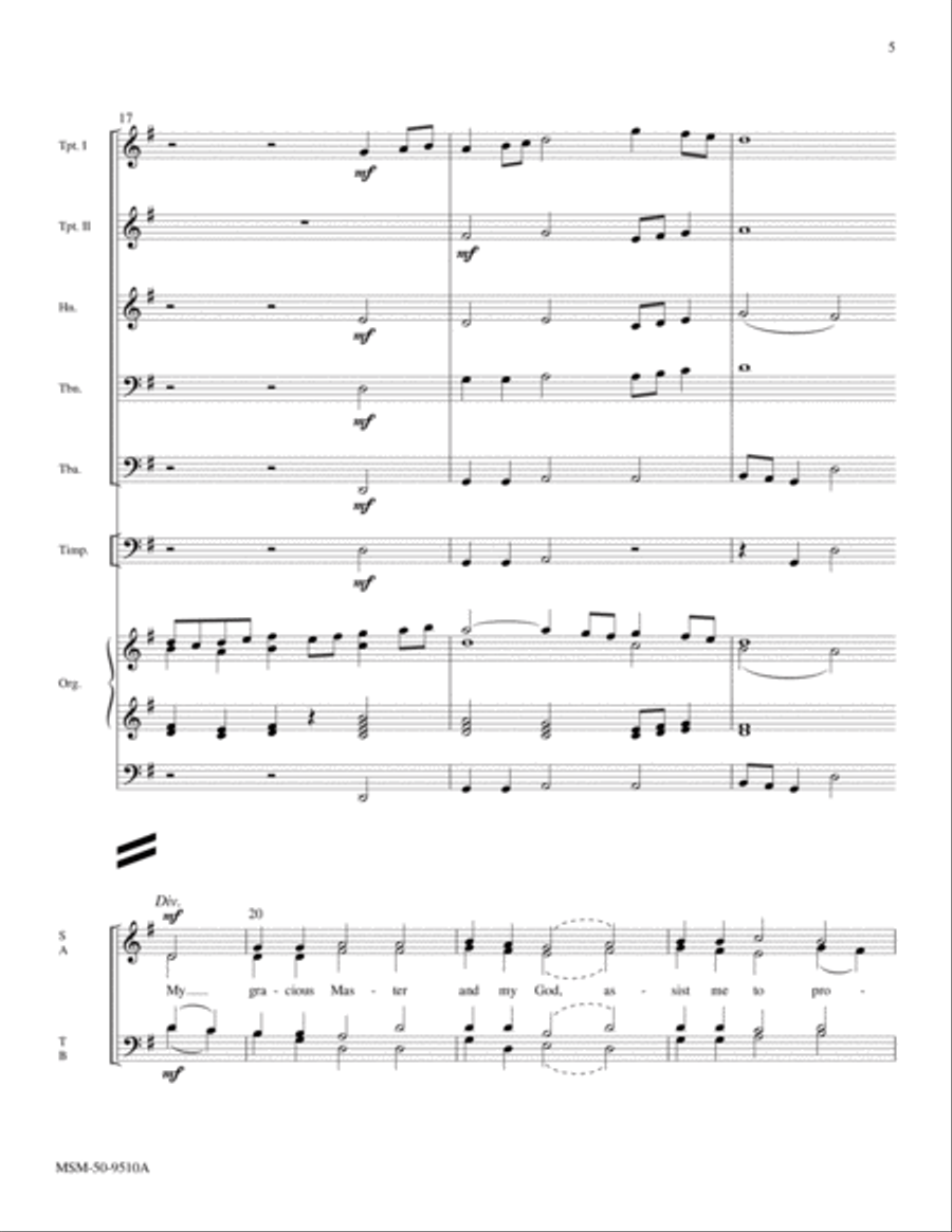 O for a Thousand Tongues to Sing Choir scores gallery preview page 5