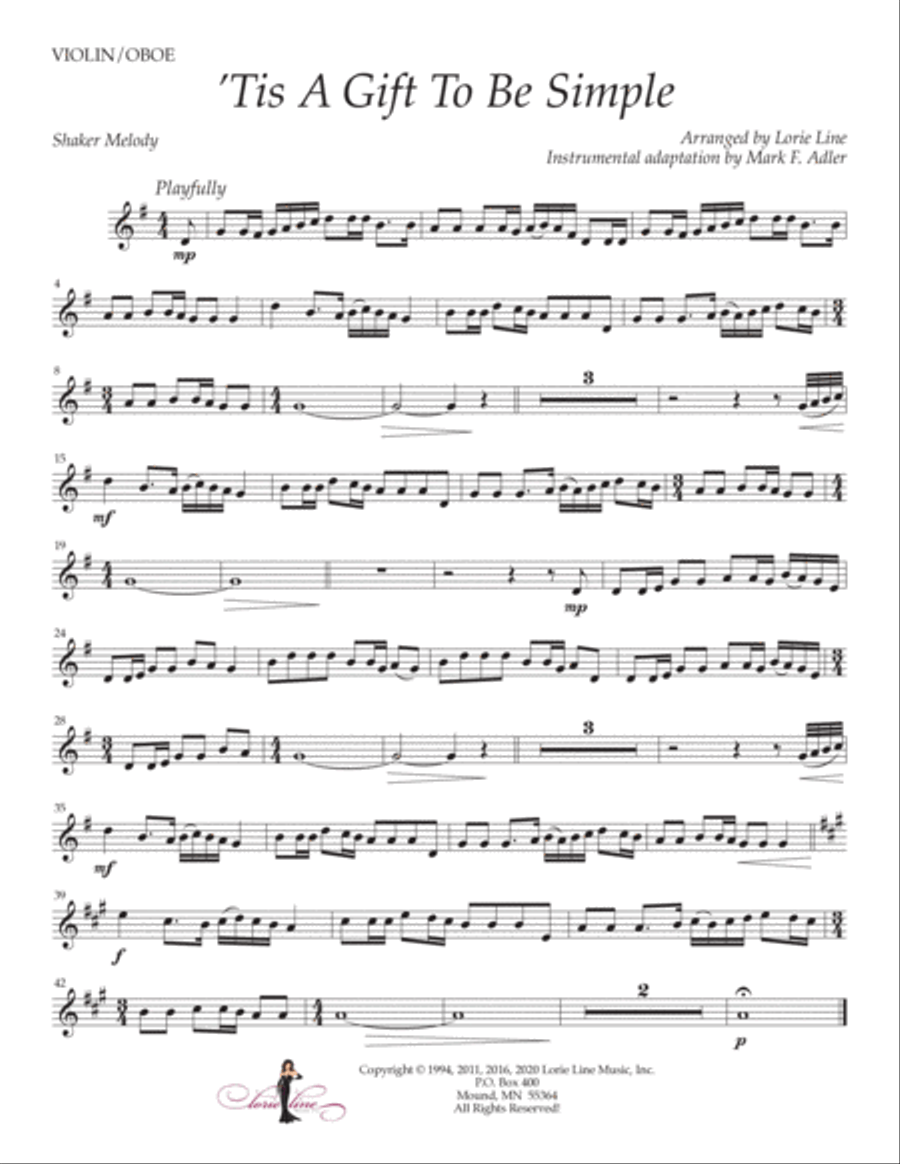 Tis A Gift To Be Simple Tis A Gift To Be Simple Flute scores gallery preview page 6