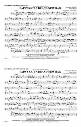 Papa's Got a Brand New Bag: Low Brass & Woodwinds #2 - Bass Clef