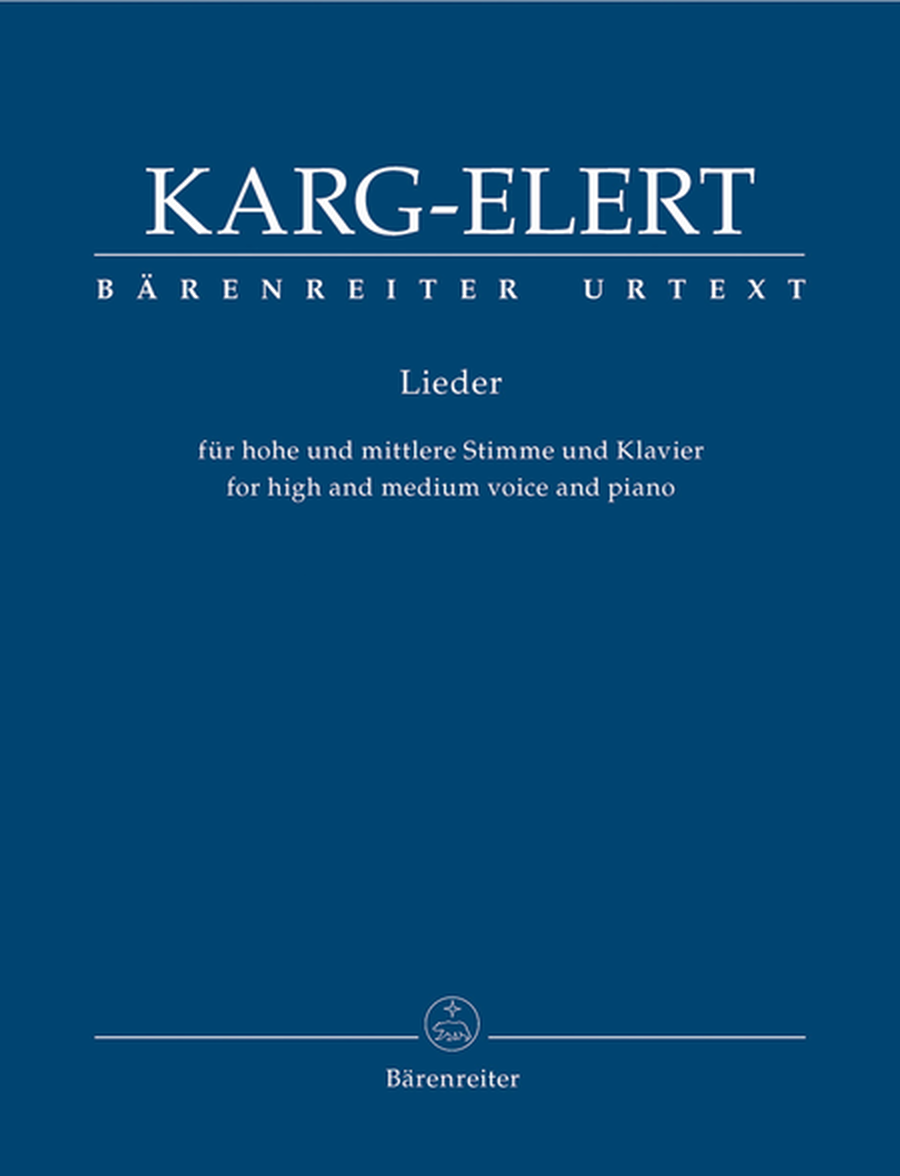 Lieder for high and medium voice and piano for high and medium Voice and Piano