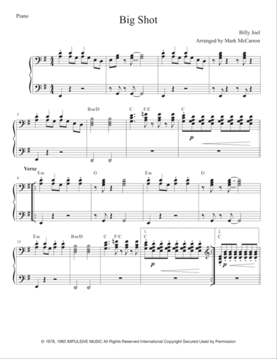Big Shot Electric Guitar scores gallery preview page 2