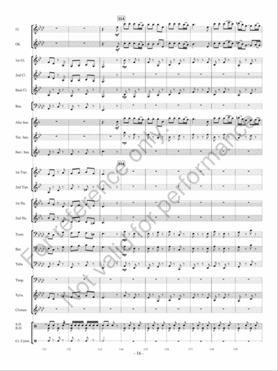 Shipshape And Bristol Fashion Concert Band scores gallery preview page 17