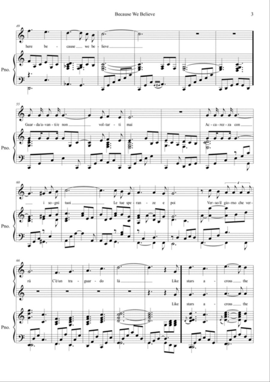 Because We Believe Because We Believe Voice scores gallery preview page 4