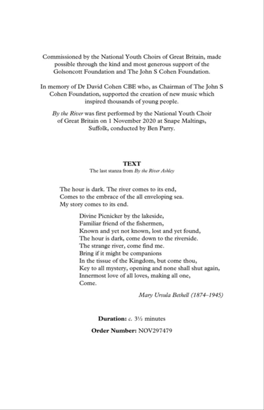 By The River 4-Part scores gallery preview page 10